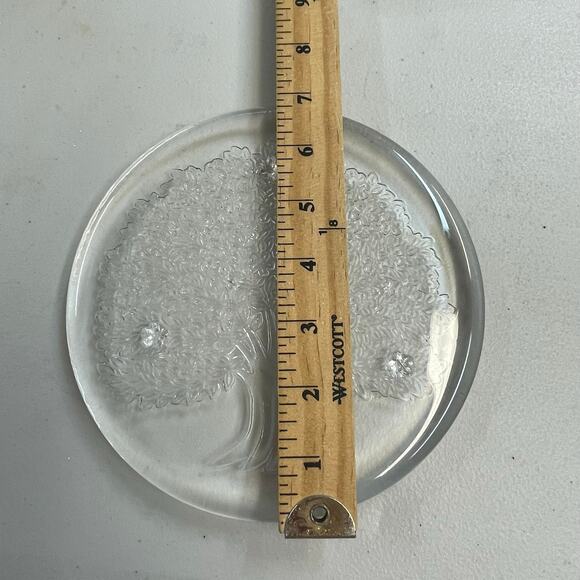 Byron Hirota Tree of Life Japan Glass Trivet Cheese Board - Picture 4 of 5